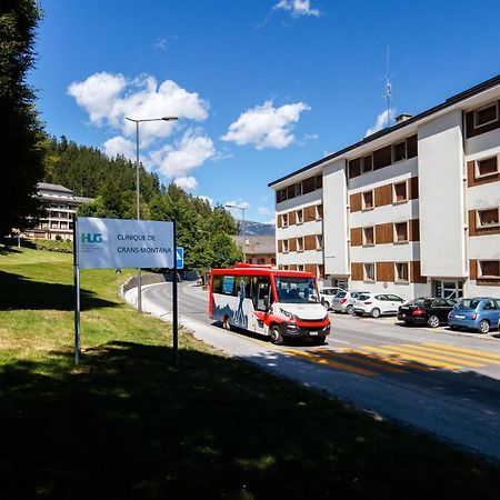 Magnifique Appartement Proche Du Centre Et Du Ski Crans-Montana Exterior foto