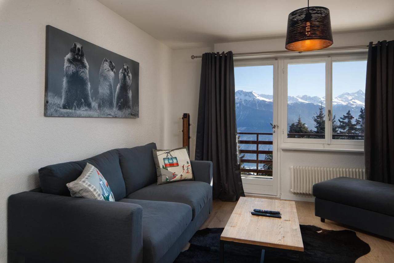 Magnifique Appartement Proche Du Centre Et Du Ski Crans-Montana Exterior foto